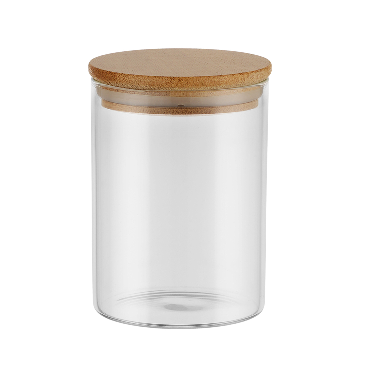 6 Piece Alto Borosilicate Glass Storage Jar Set