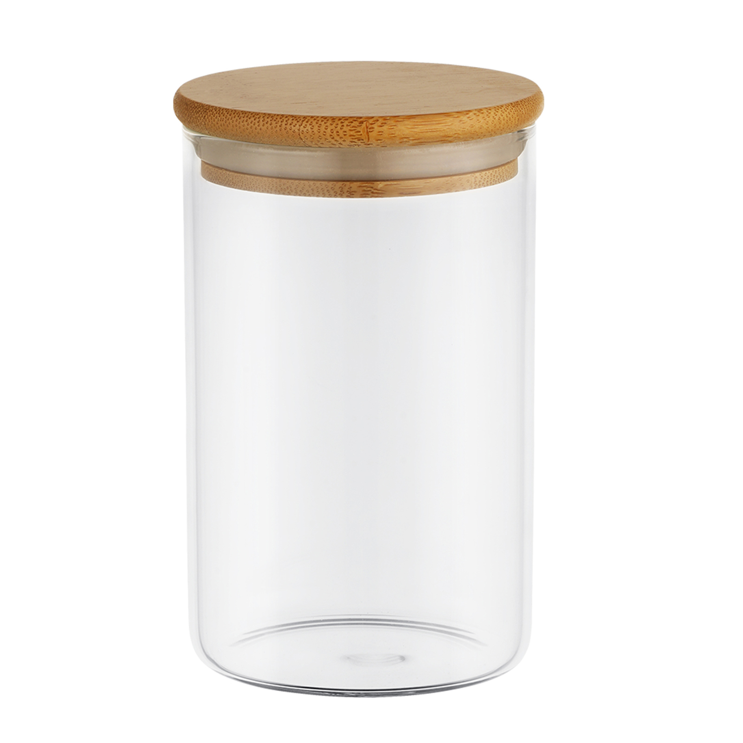 6 Piece Alto Borosilicate Glass Storage Jar Set
