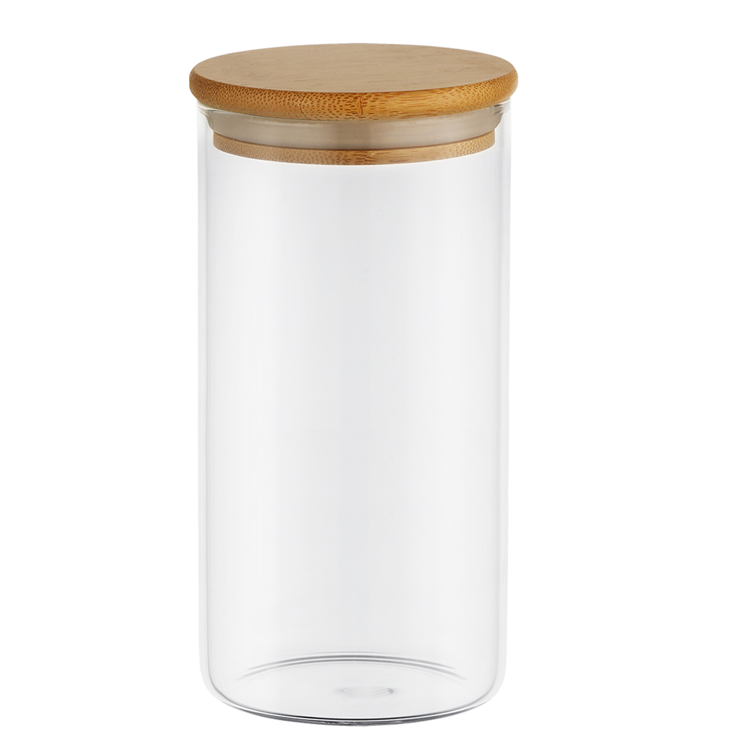 6 Piece Alto Borosilicate Glass Storage Jar Set