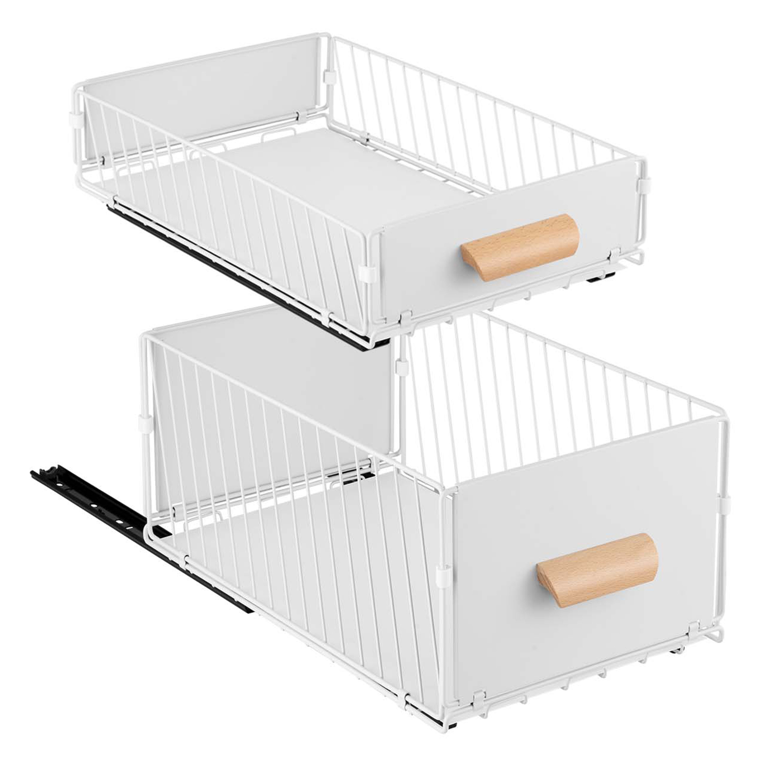 2 Piece Ophelia Pull-Out Kitchen Storage Rack Set