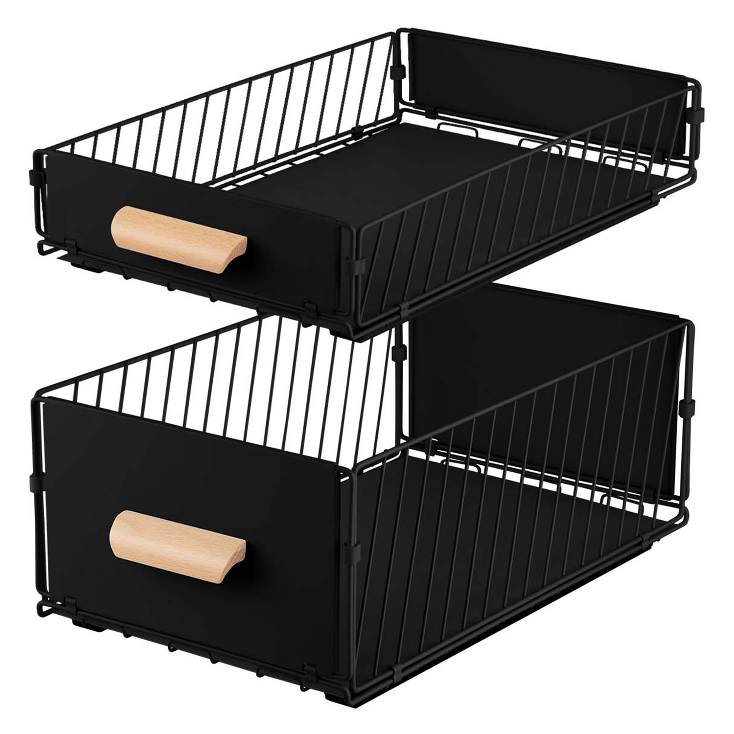 2 Piece Ophelia Pull-Out Kitchen Storage Rack Set