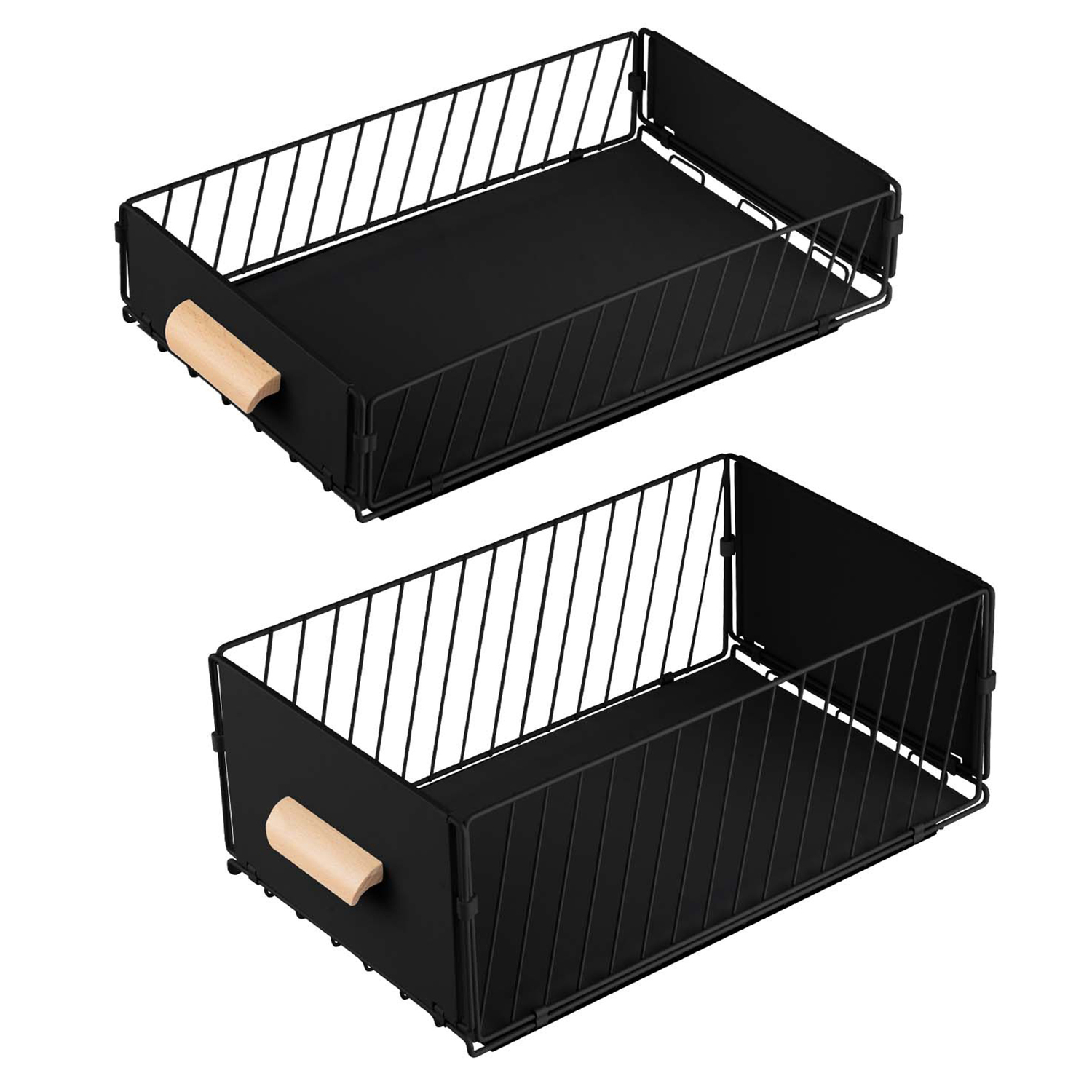 2 Piece Ophelia Pull-Out Kitchen Storage Rack Set