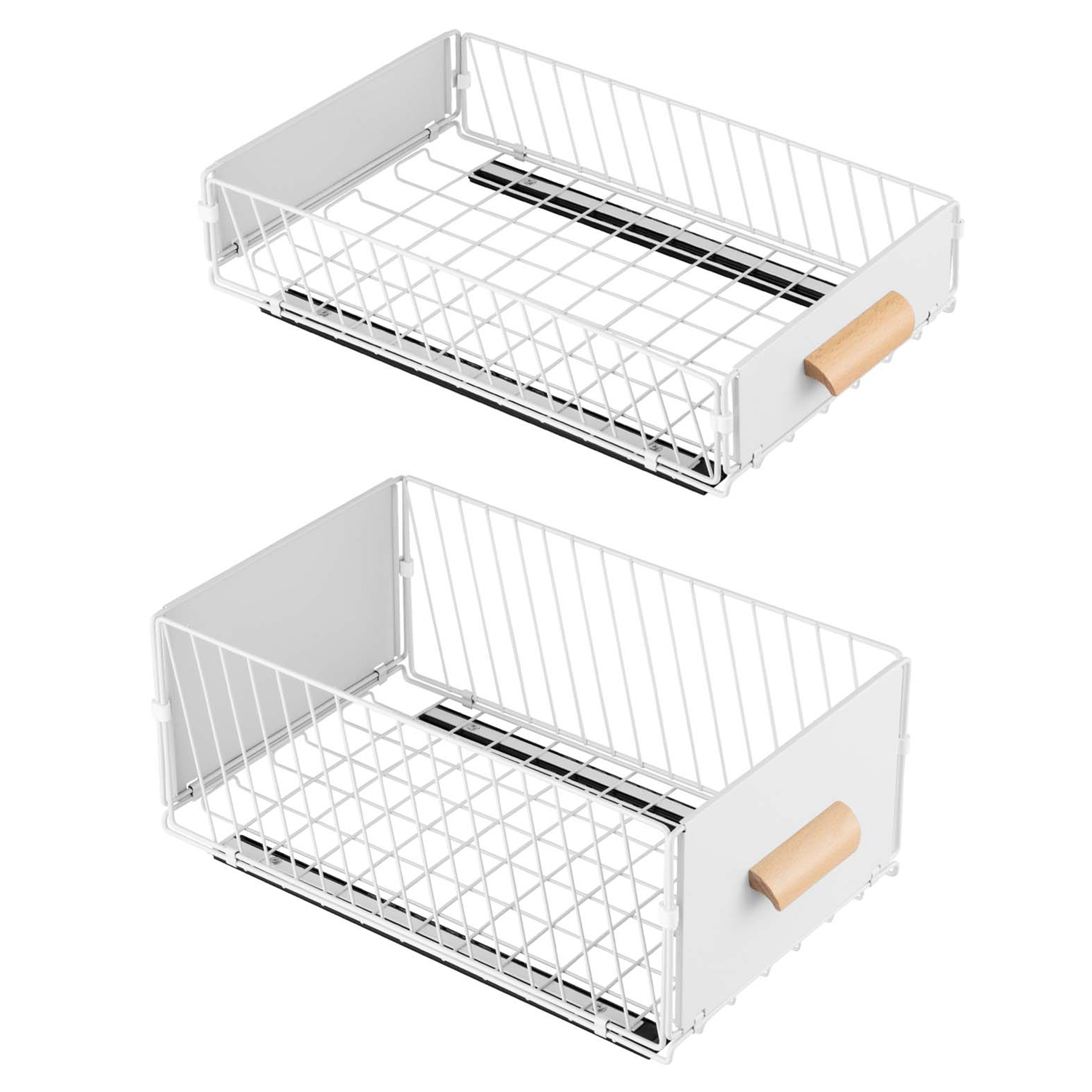 2 Piece Ophelia Pull-Out Kitchen Storage Rack Set