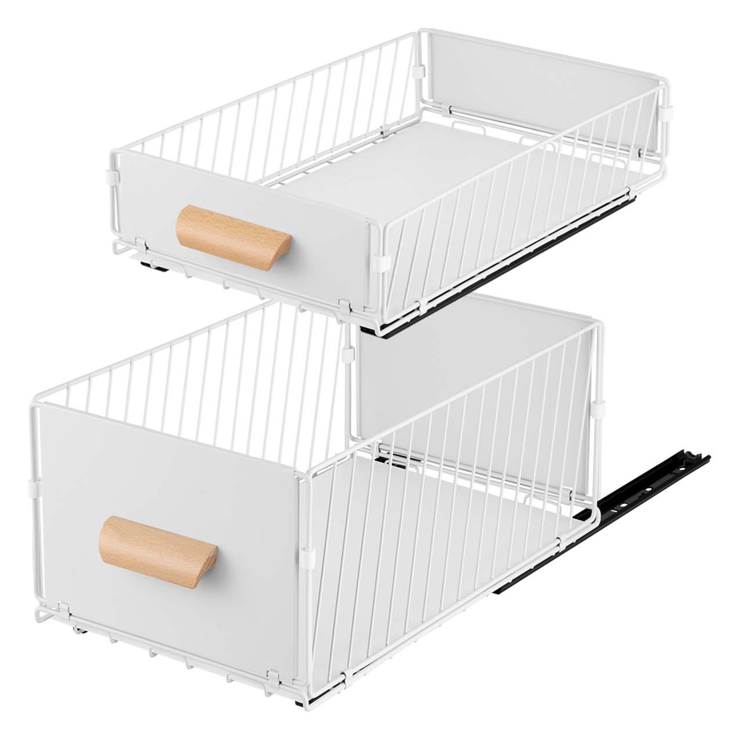 2 Piece Ophelia Pull-Out Kitchen Storage Rack Set