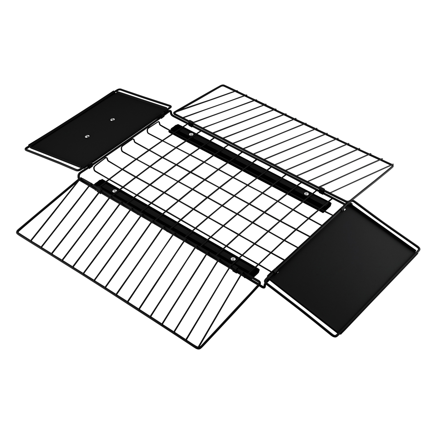 2 Piece Ophelia Pull-Out Kitchen Storage Rack Set