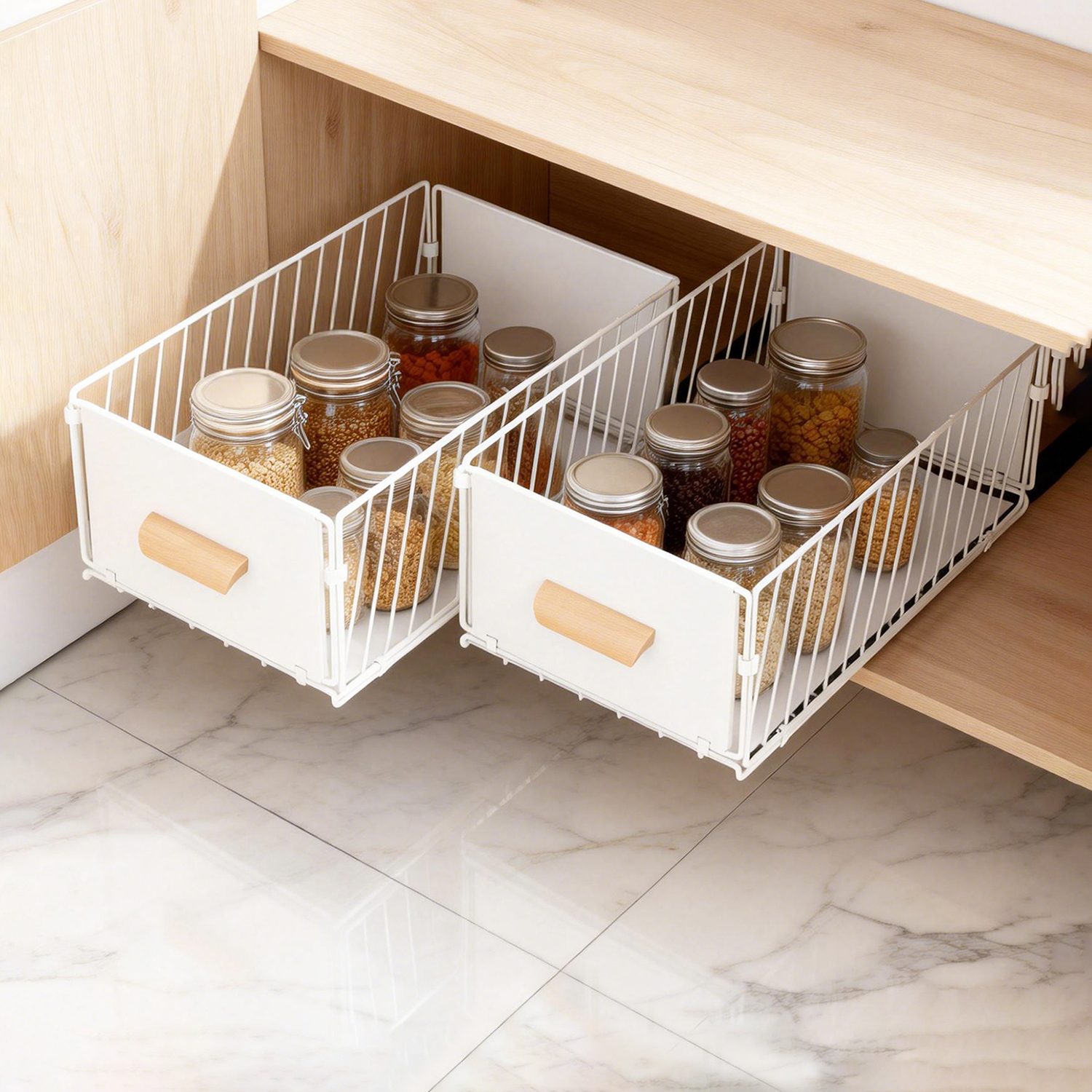 Ophelia Pull-Out Kitchen Storage Racks