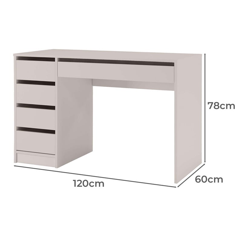 Layla 5 Drawer Desk