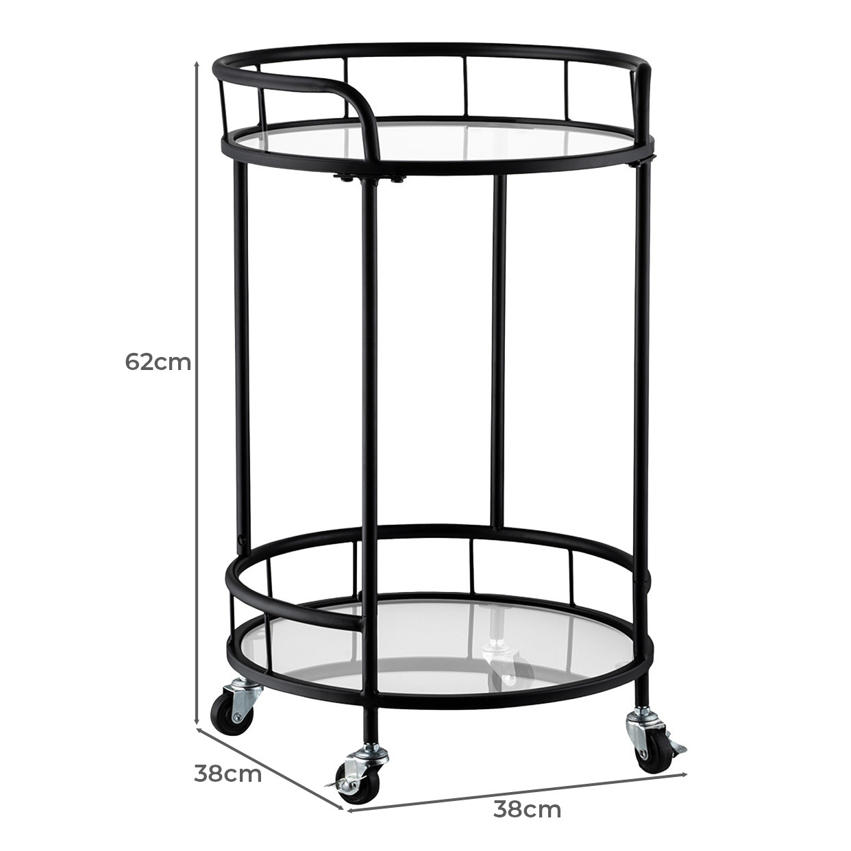 Ateco Steel Bar Cart