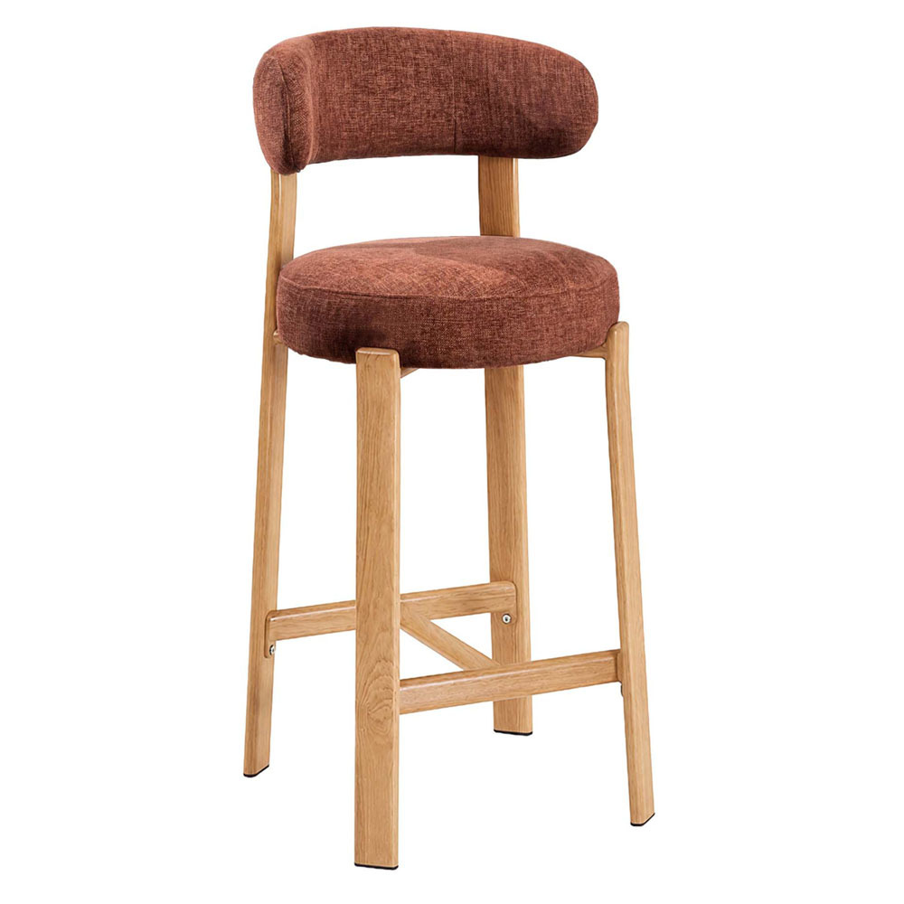 65cm Cecil I Chenille Bar Stools