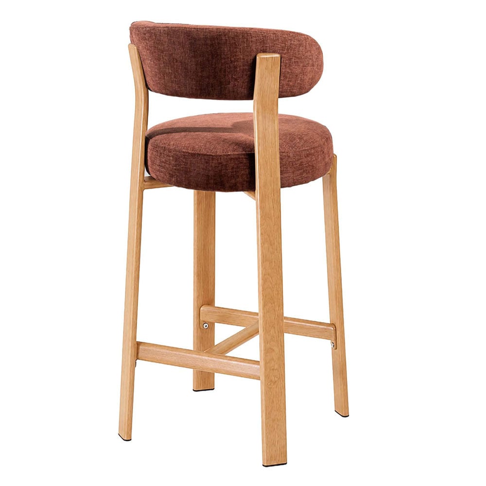 65cm Cecil I Chenille Bar Stools