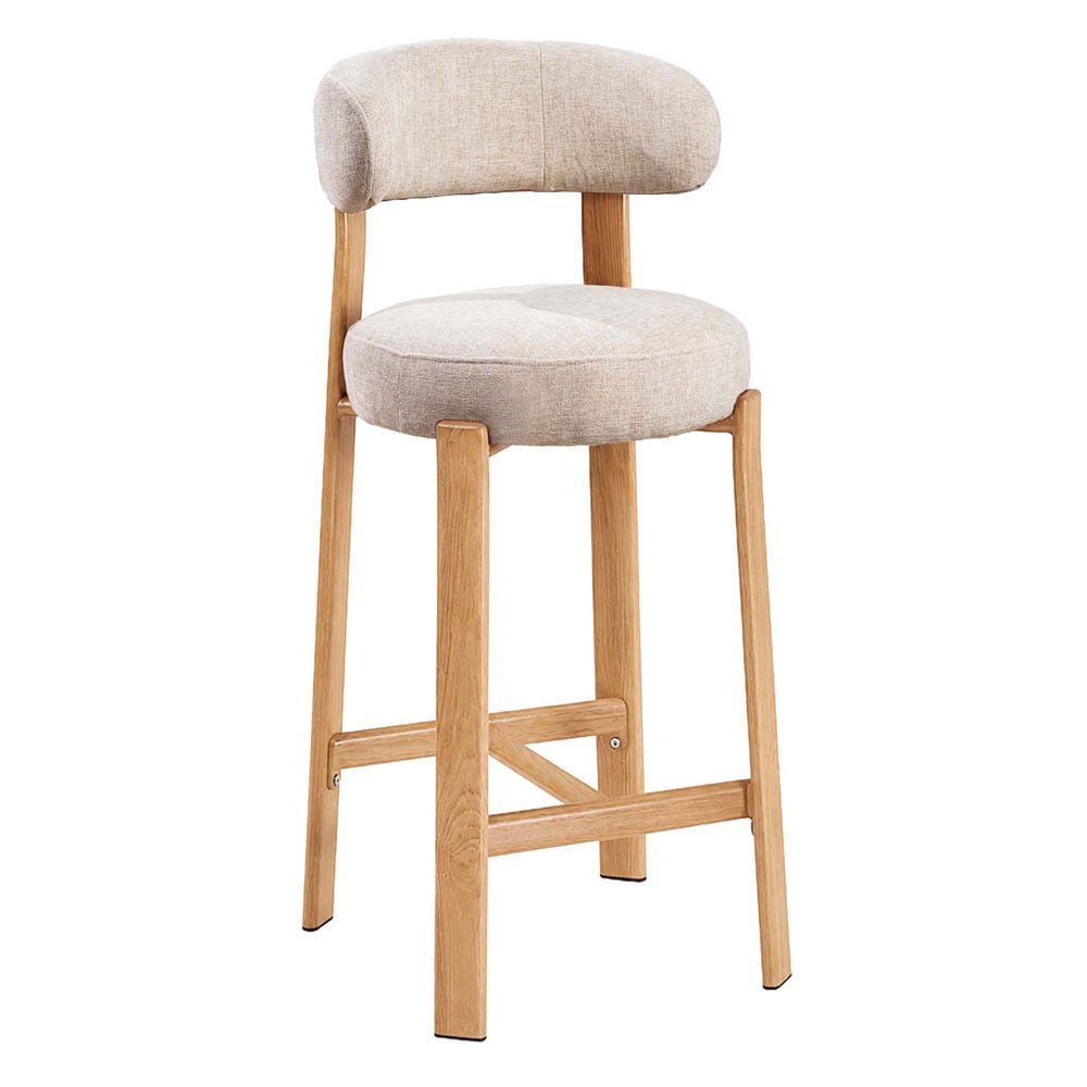 65cm Cecil I Chenille Bar Stools