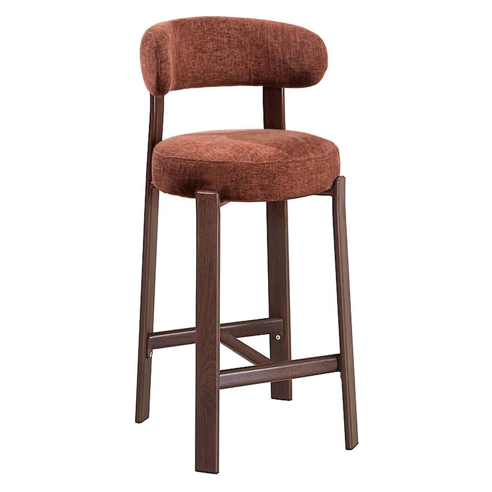 65cm Cecil II Chenille Bar Stools