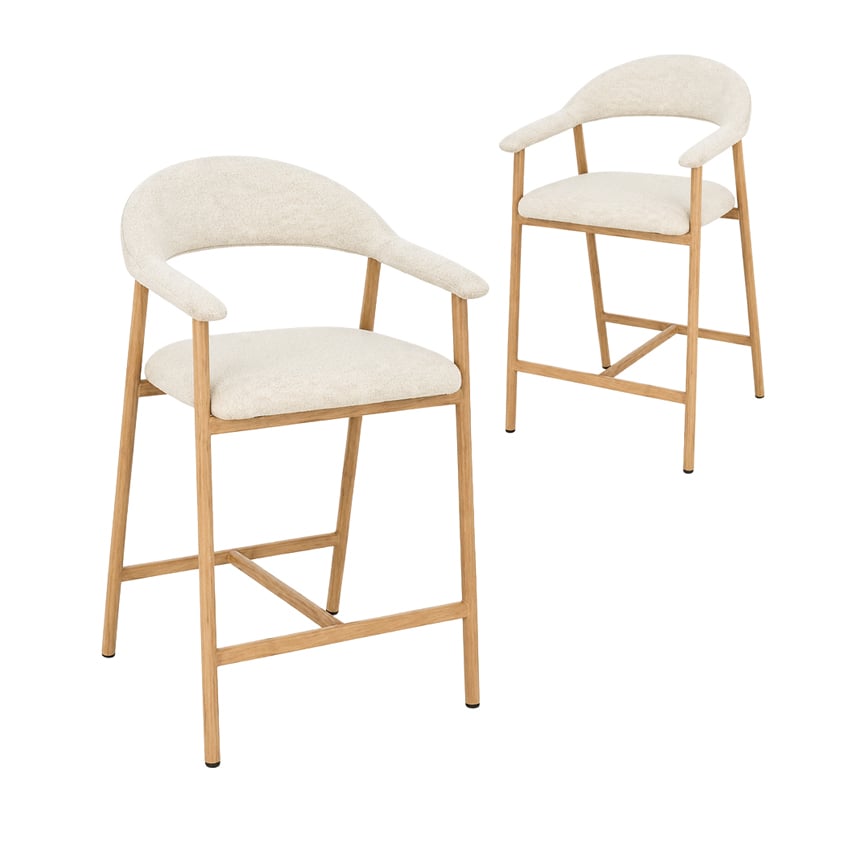 65cm Miranda Velvet Barstools