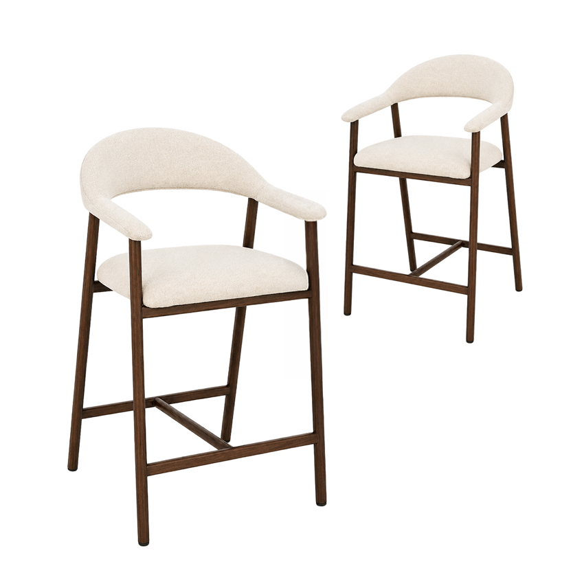 65cm Miranda Velvet Barstools