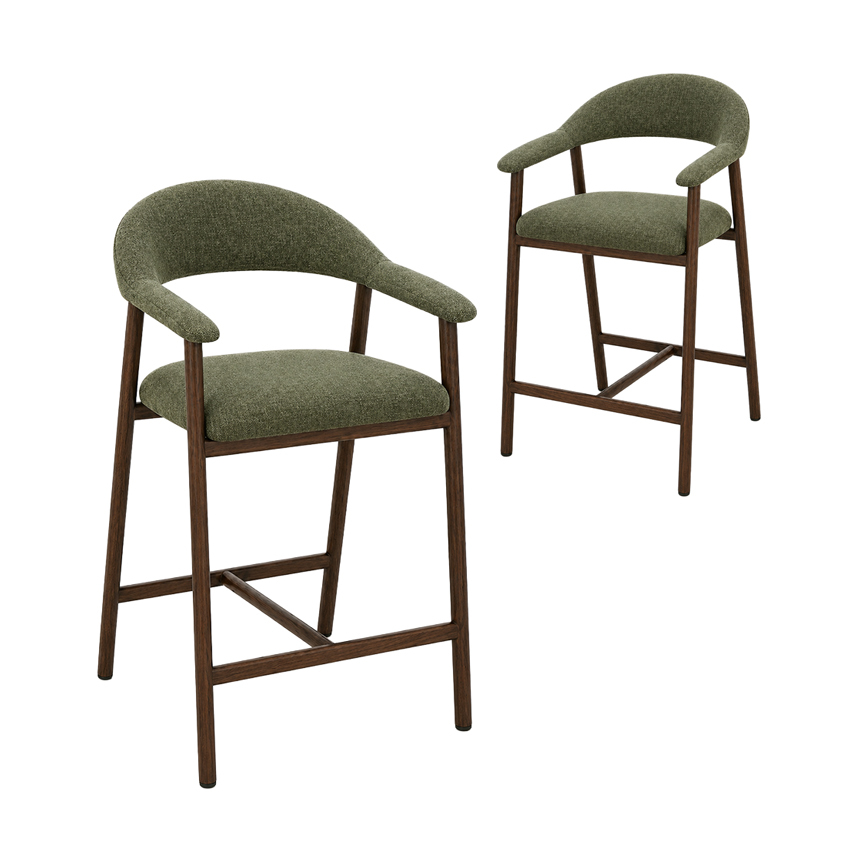 65cm Miranda Velvet Barstools