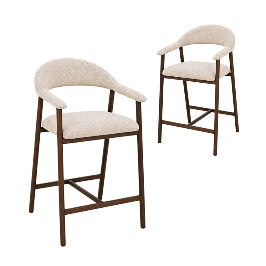 65cm Miranda Velvet Barstools