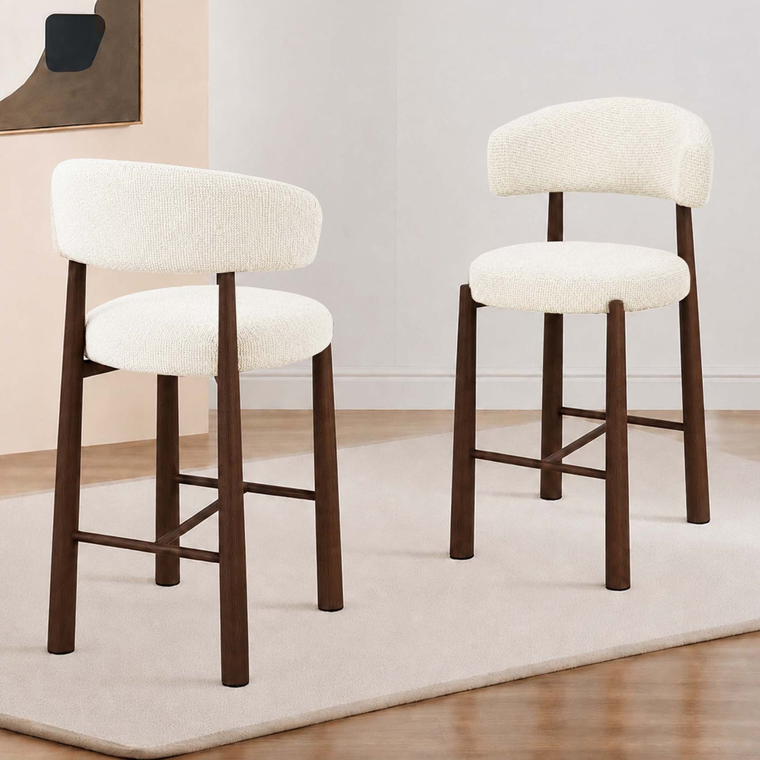 65cm Ellis Chenille Barstools