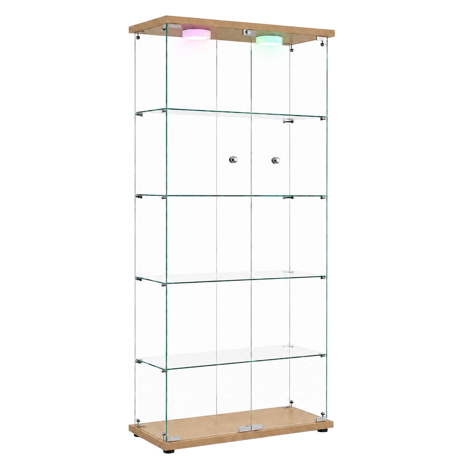 Arden 5 Tier Display Cabinet with LED
