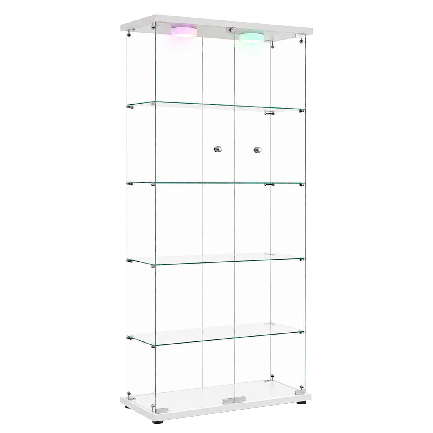 Arden 5 Tier Display Cabinet with LED