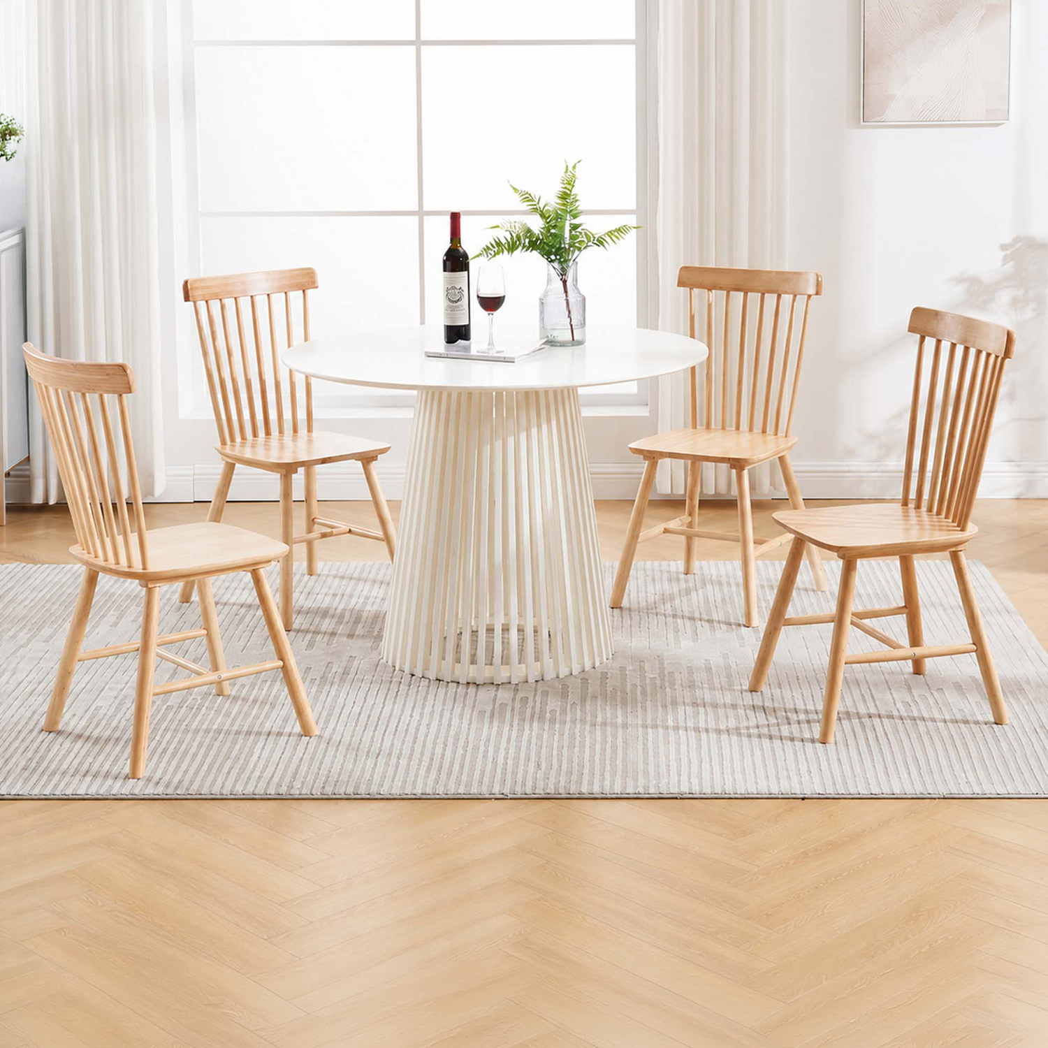 Thierry Rubberwood Dining Chairs