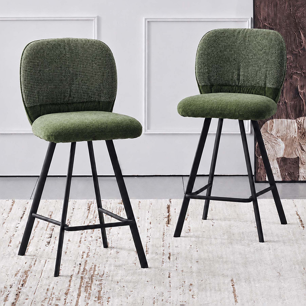 94.5cm Milo Chenille Bar Stools