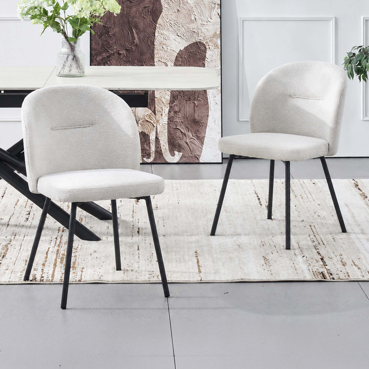 Lumi Upholstered Dining Chairs