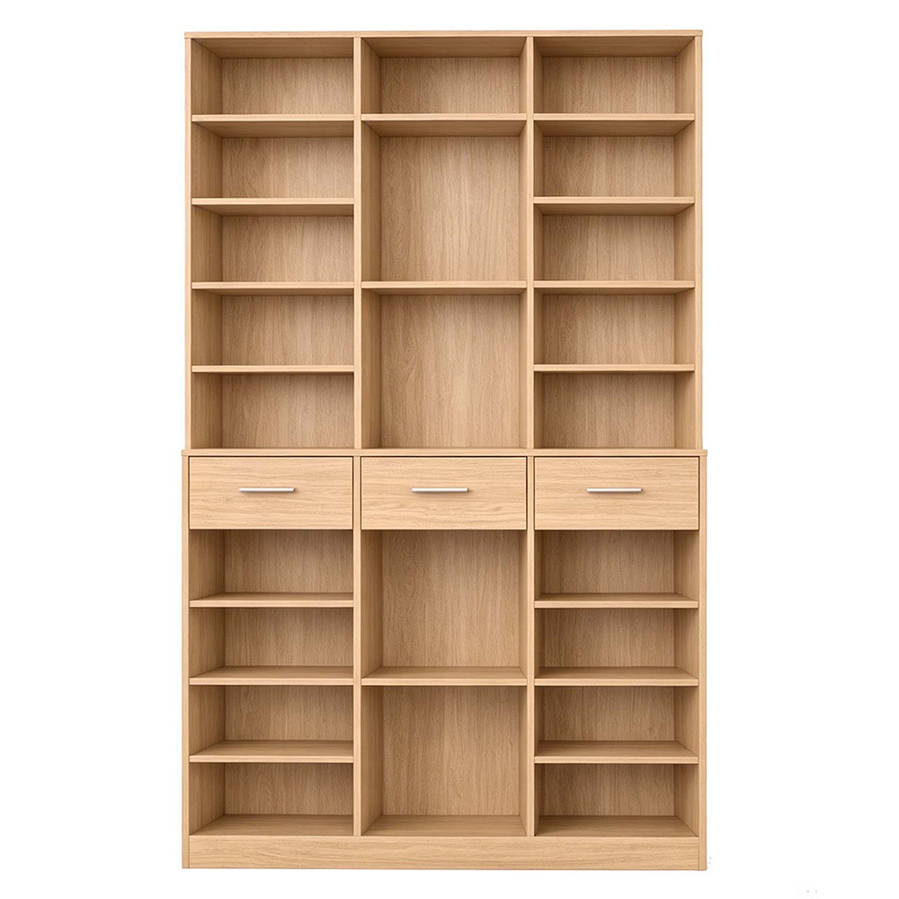 Tierra 3 Drawer Bookshelf