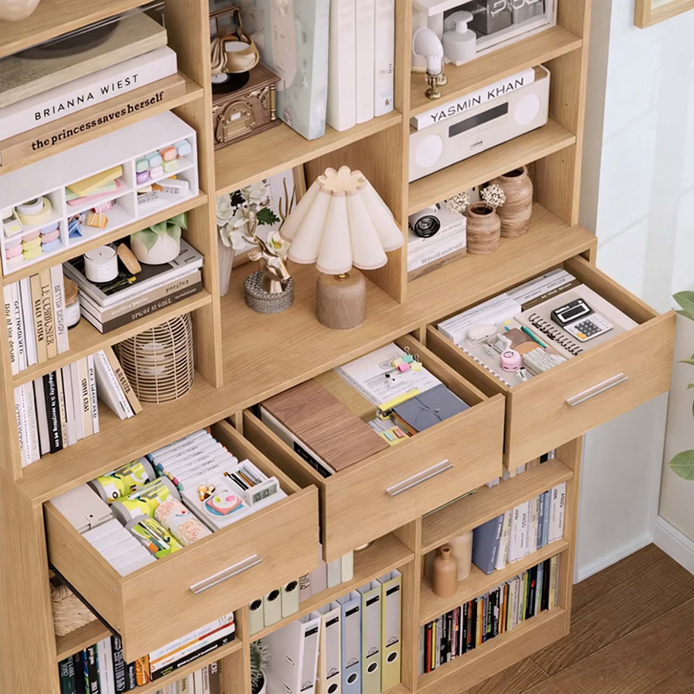 Tierra 3 Drawer Bookshelf