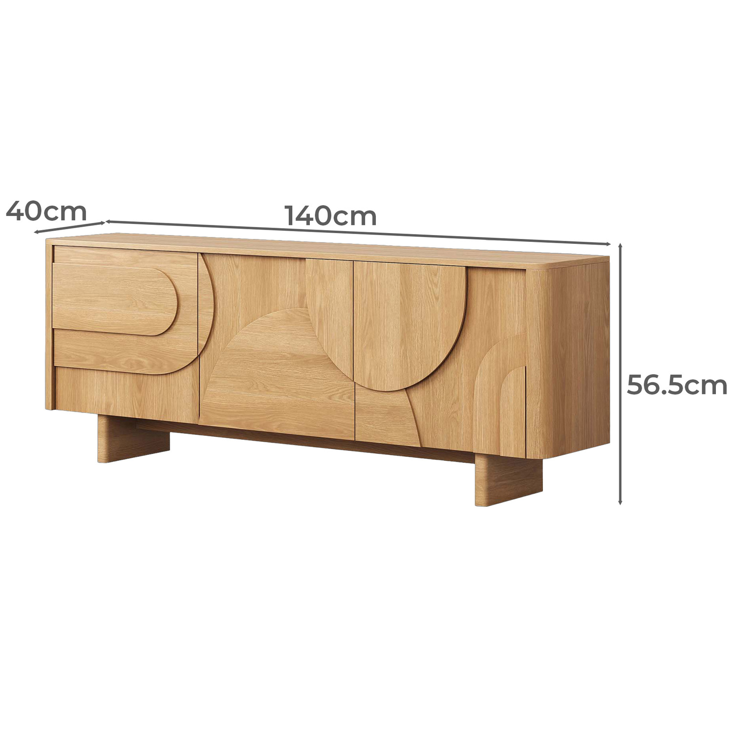 Kleon 3 Door Sideboard