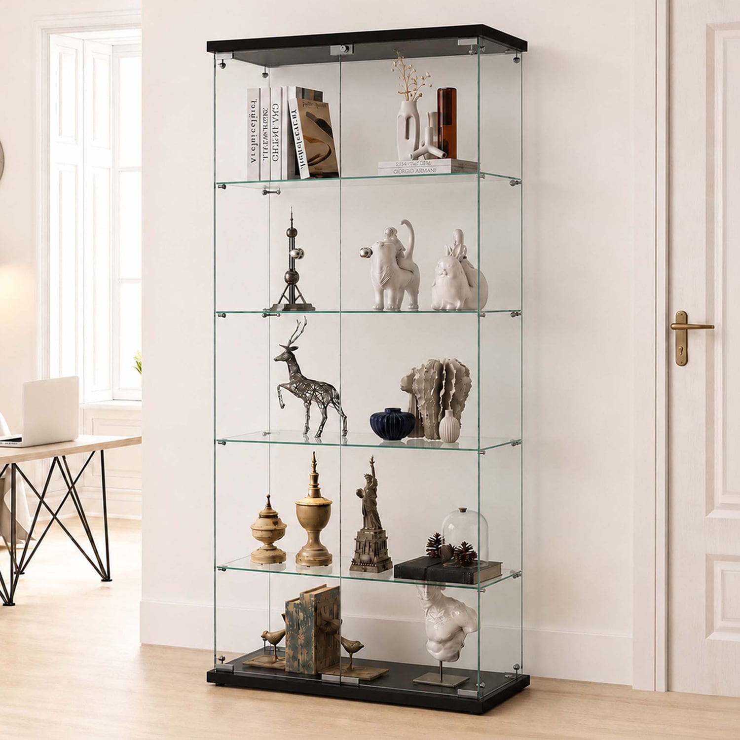 Lirra 5 Tier Display Cabinet