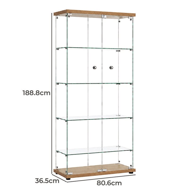 Lirra 5 Tier Display Cabinet