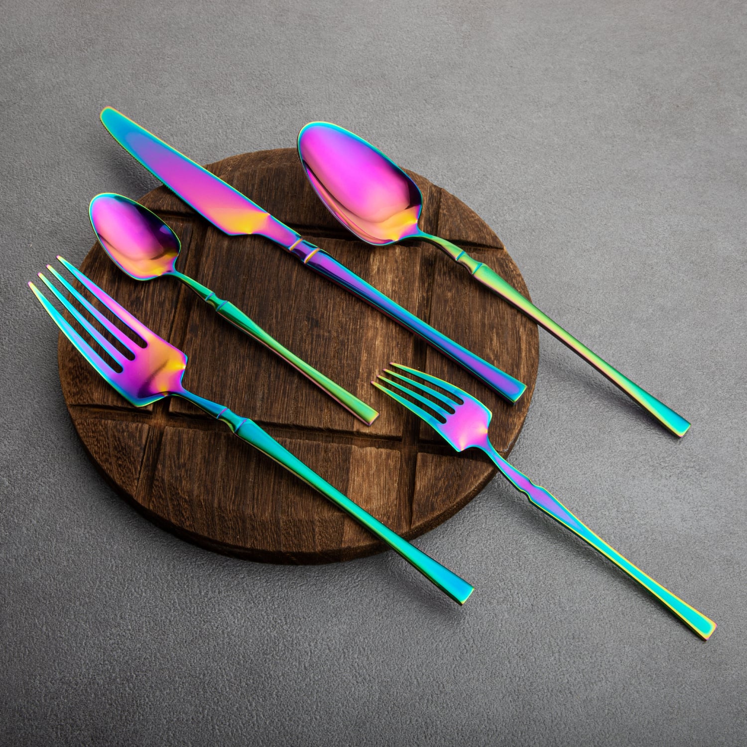 30 Piece Aoife Stainless Steel Cutlery Set