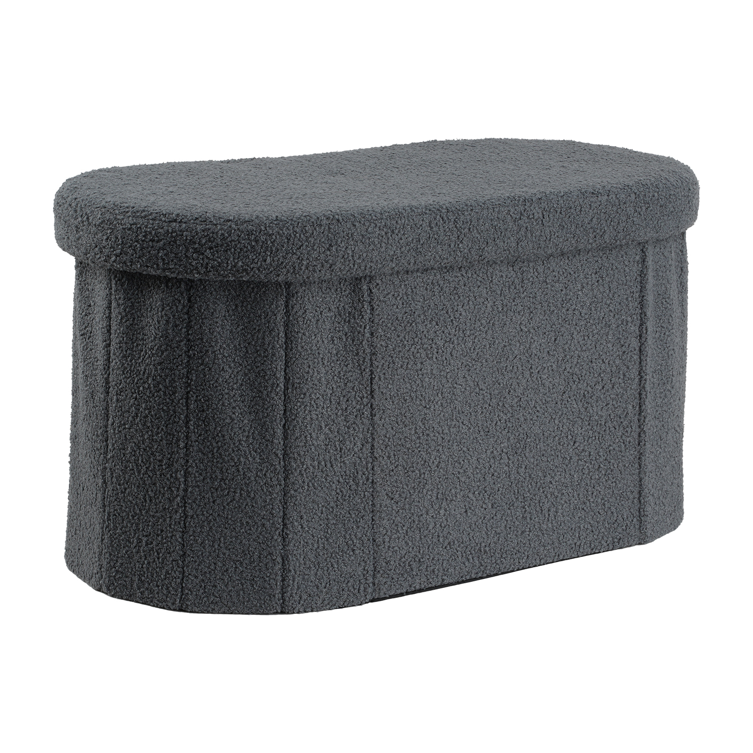 Belfast Boucle Storage Ottoman Bench
