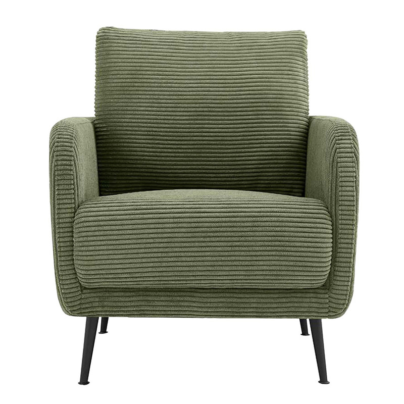 Eva Corduroy Velvet Armchair
