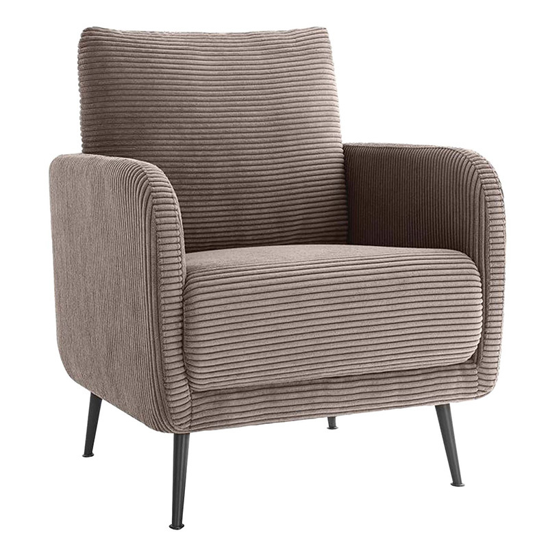 Eva Corduroy Velvet Armchair