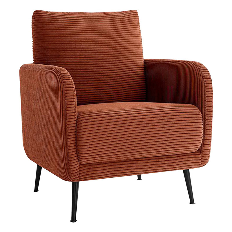 Eva Corduroy Velvet Armchair