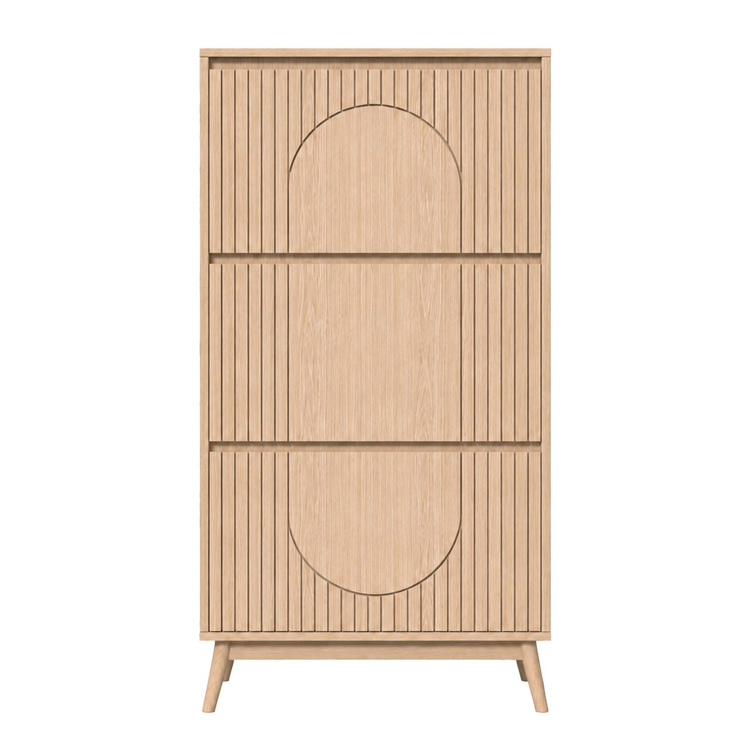 Emporia 3 Door Shoe Cabinet