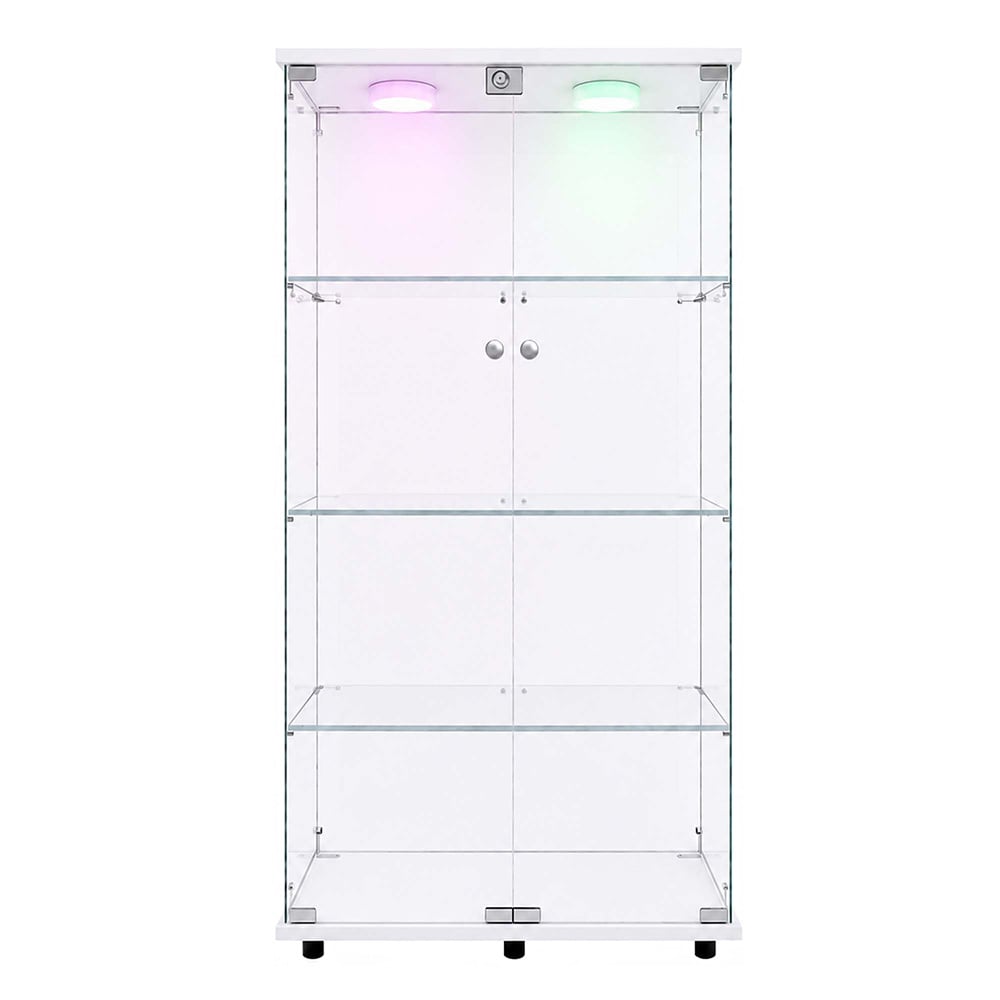 Lirra 4 Tier Display Cabinet with LED