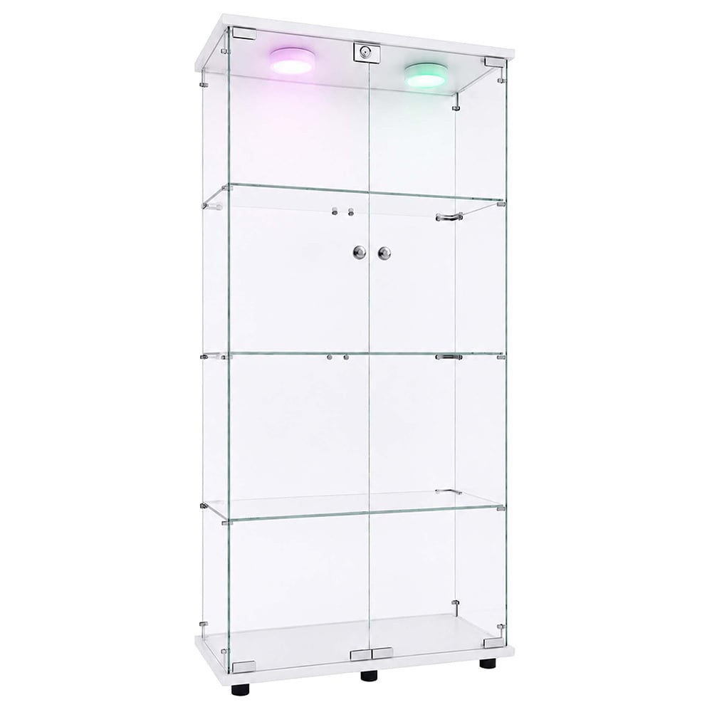 Lirra 4 Tier Display Cabinet with LED