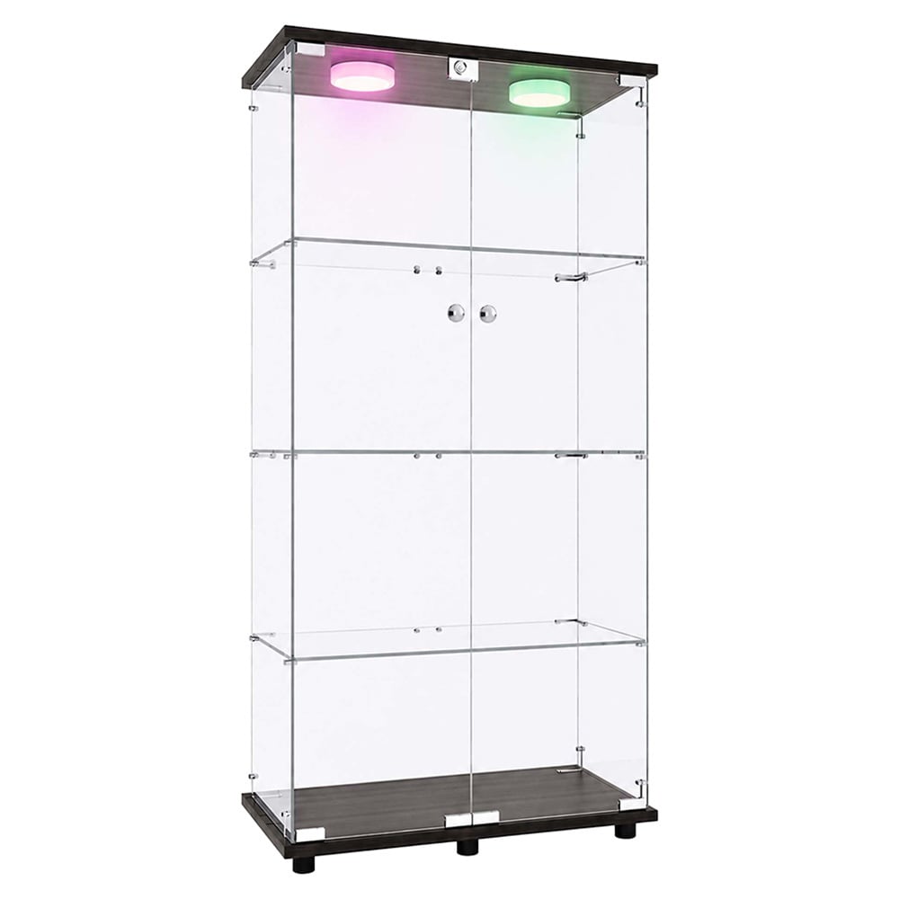 Lirra 4 Tier Display Cabinet with LED