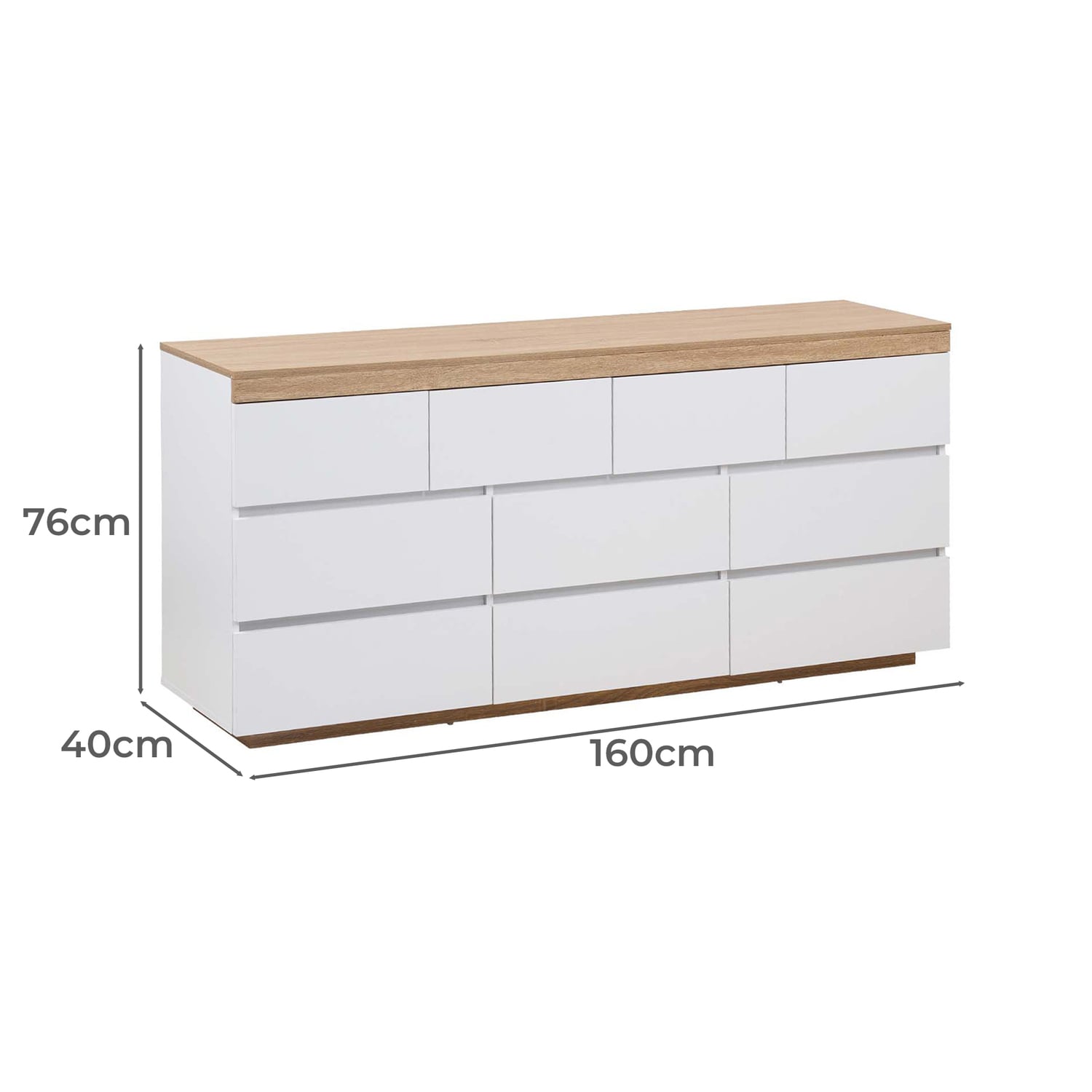 Sarah 10 Drawer Chest