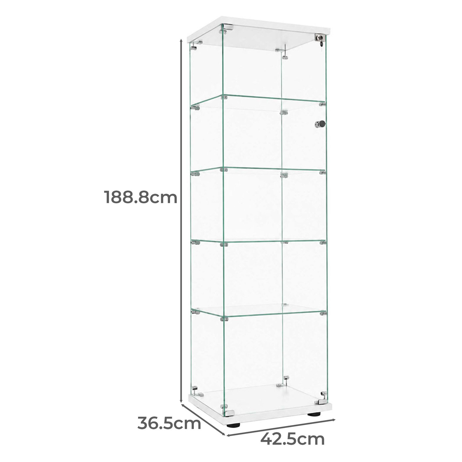 Lirra 5 Tier Display Cabinet