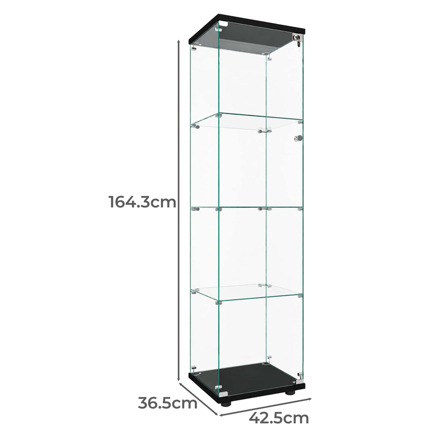 Lirra 4 Tier Display Cabinet