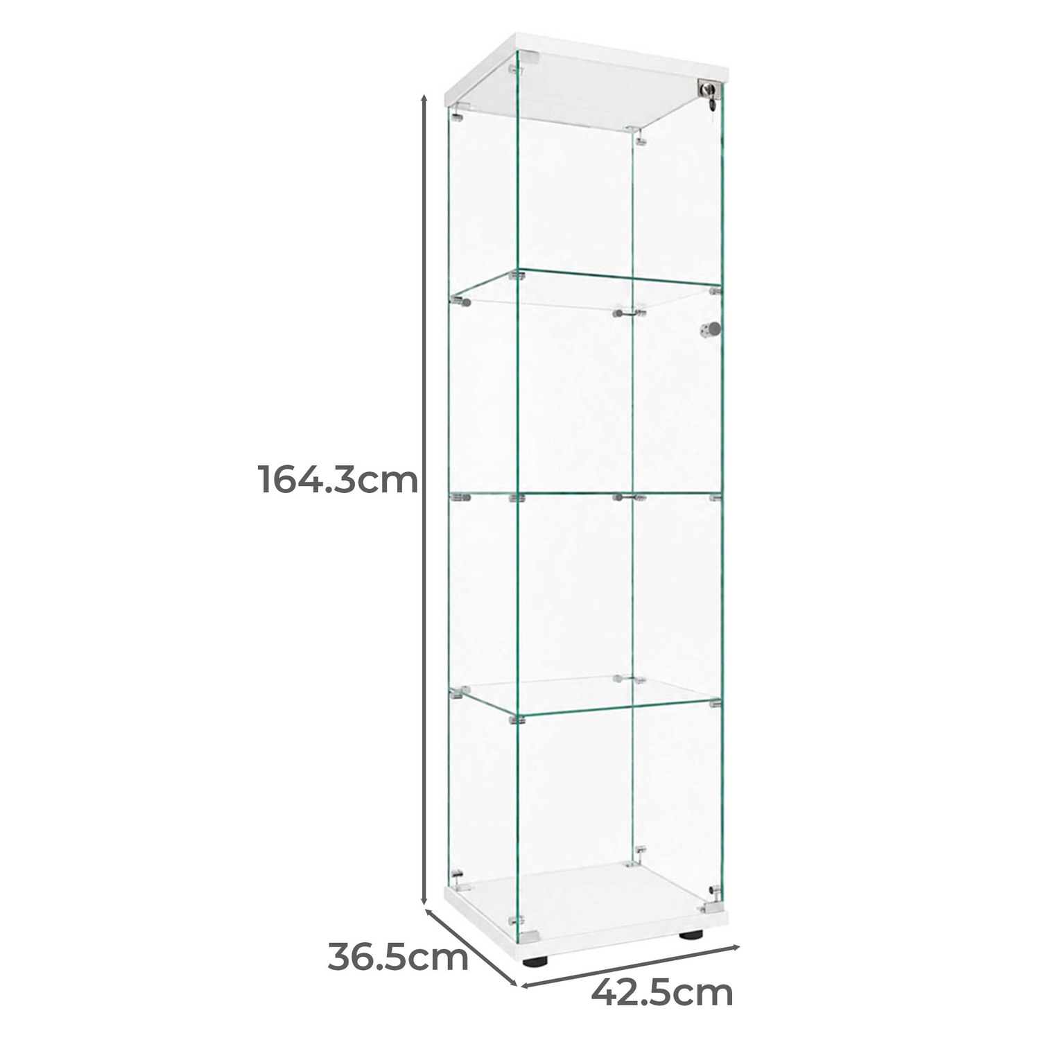 Lirra 4 Tier Display Cabinet