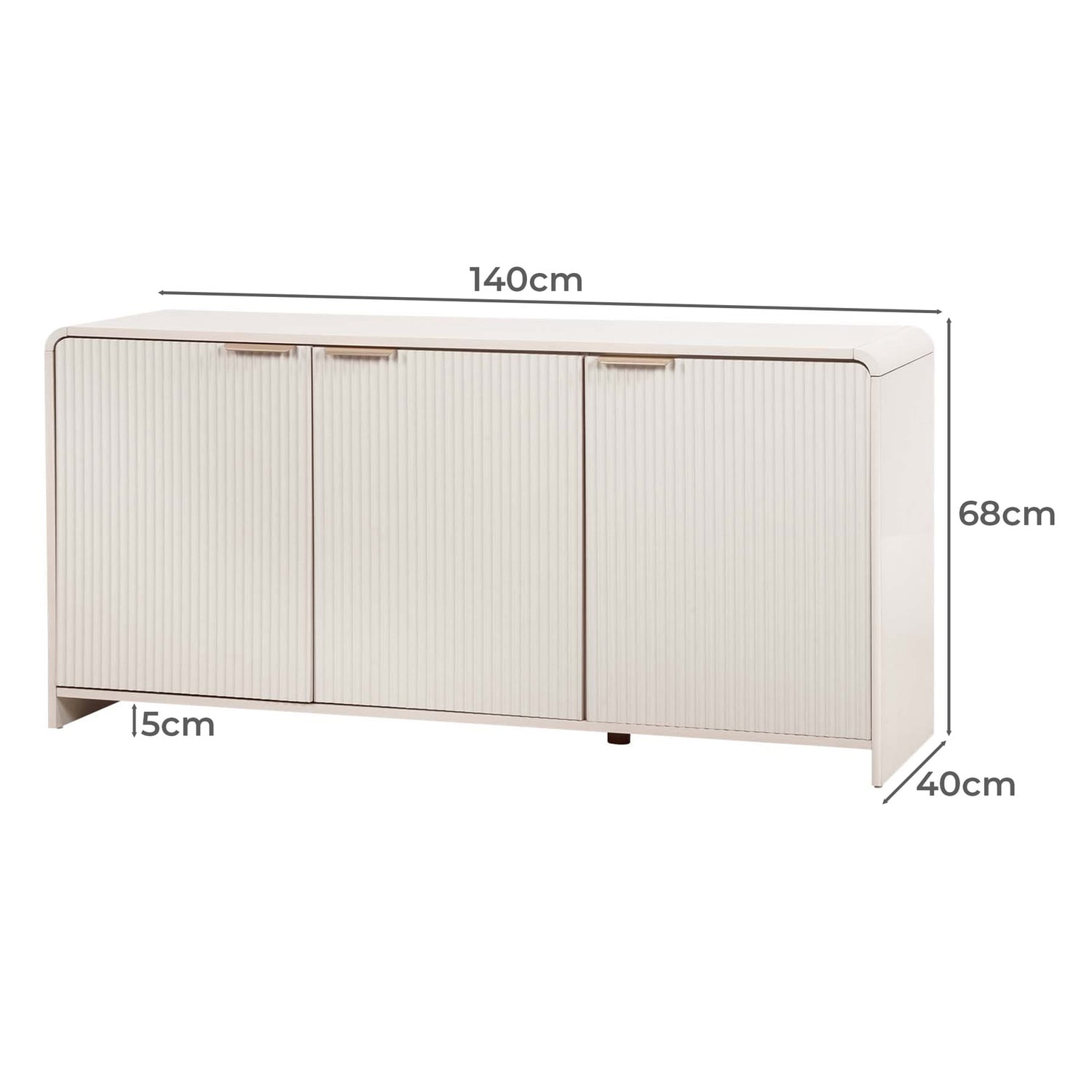Veronique 3 Door Sideboard
