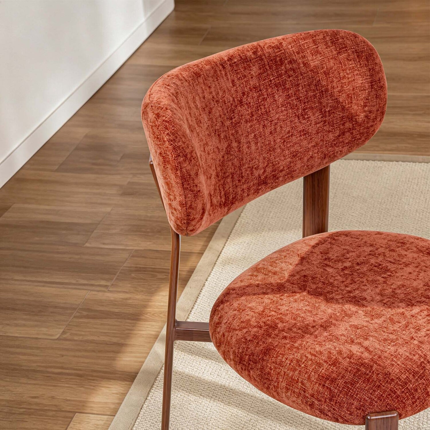 65cm Laurent II Chenille Bar Stools