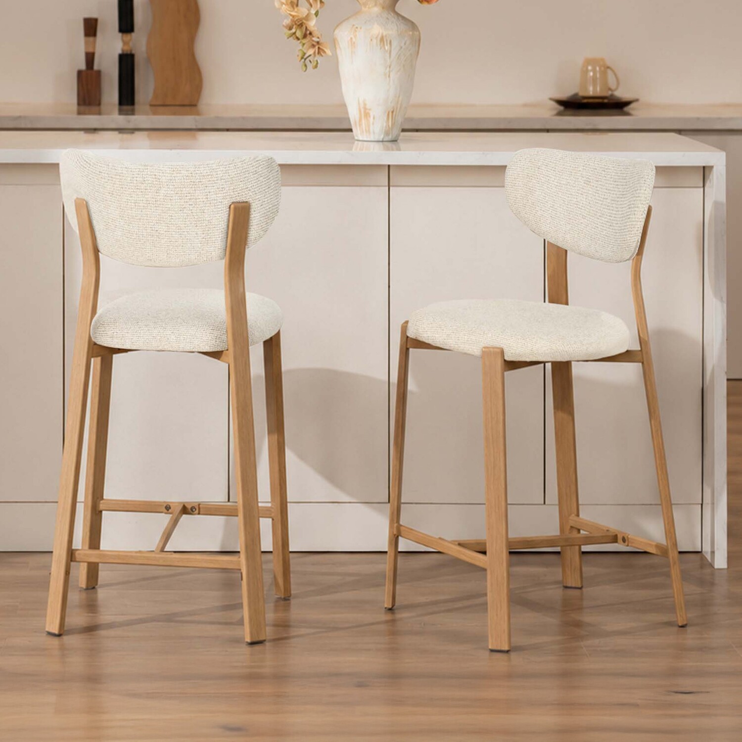 65cm Laurent Chenille Bar Stools