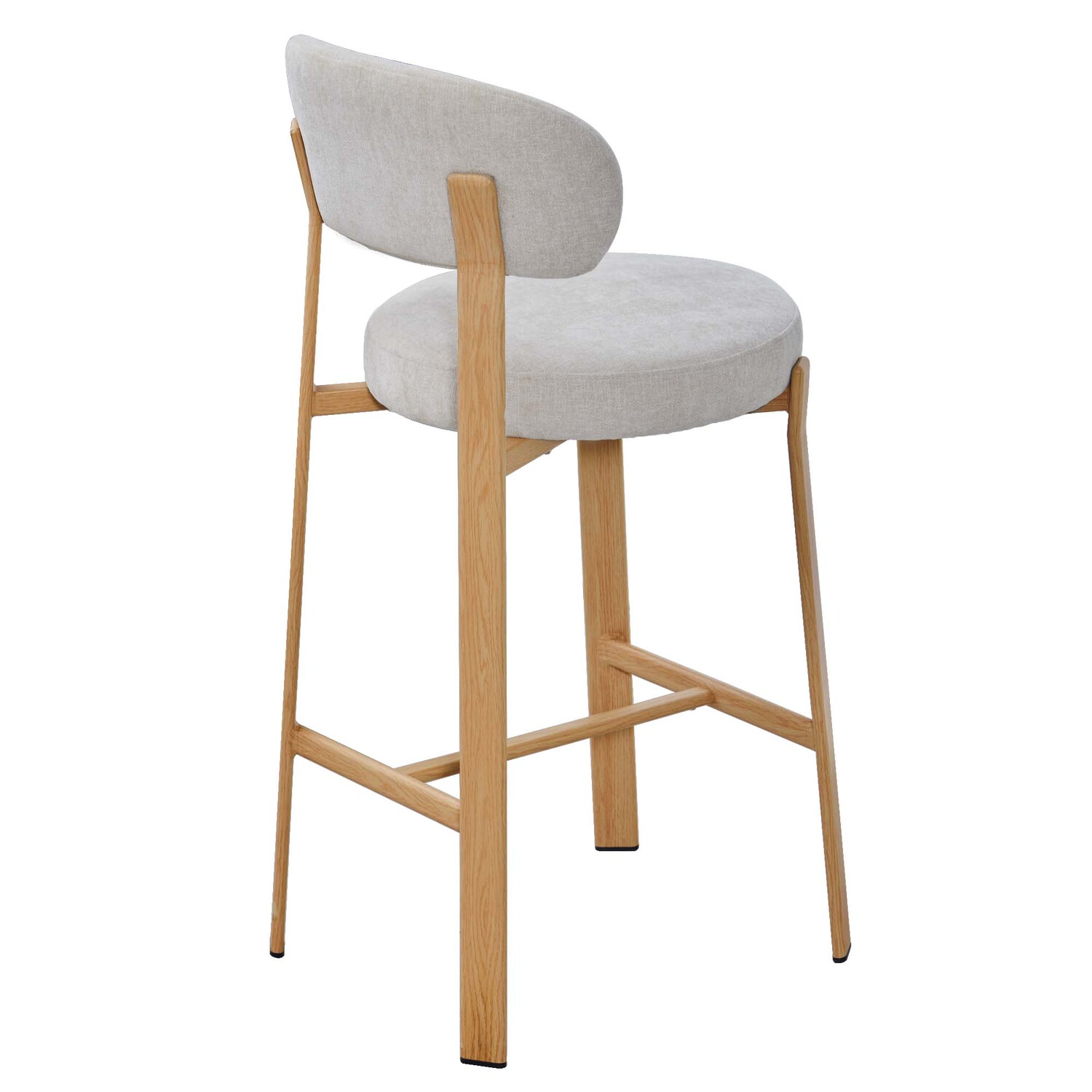 65cm Cecil I Chenille Bar Stools