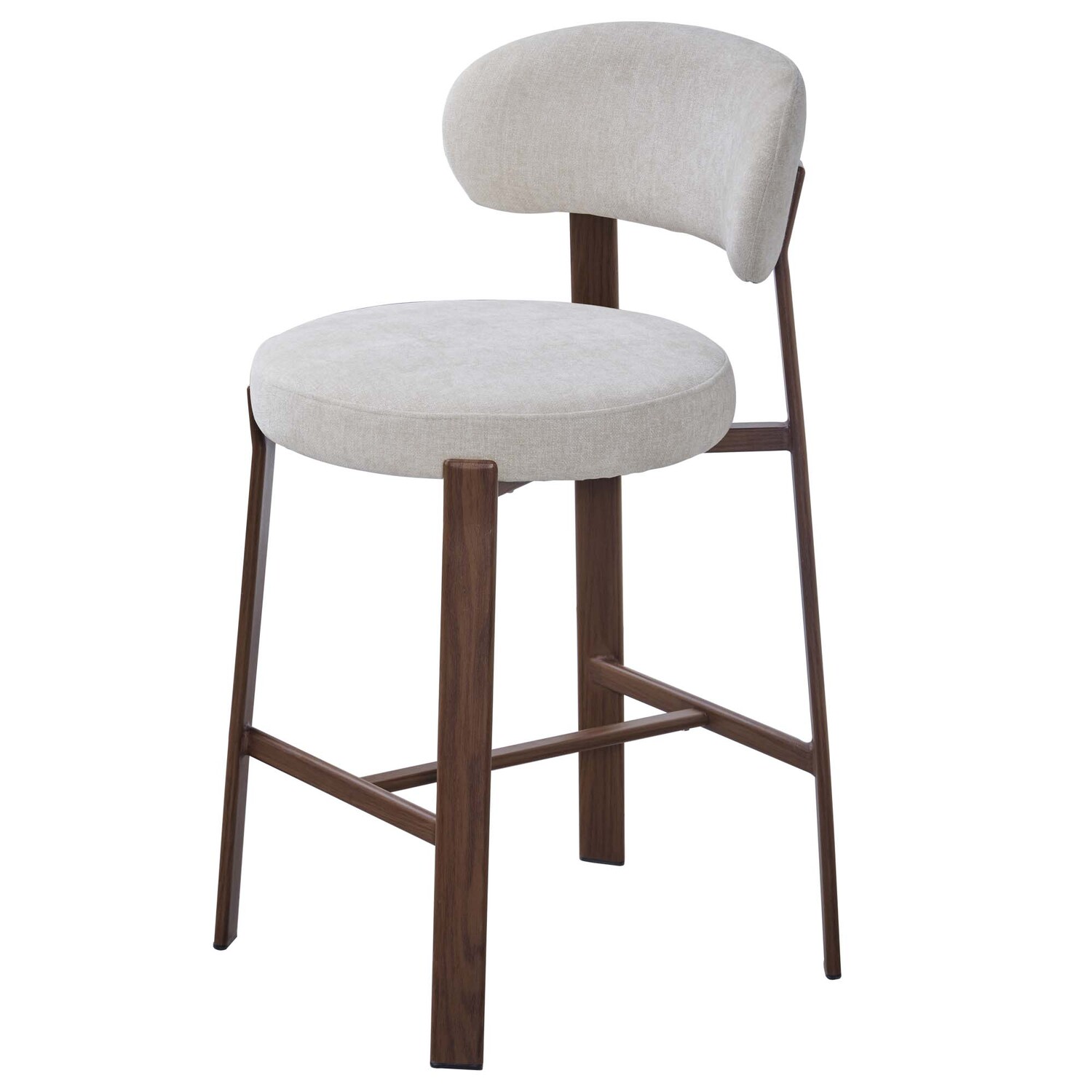 65cm Cecil II Chenille Bar Stools