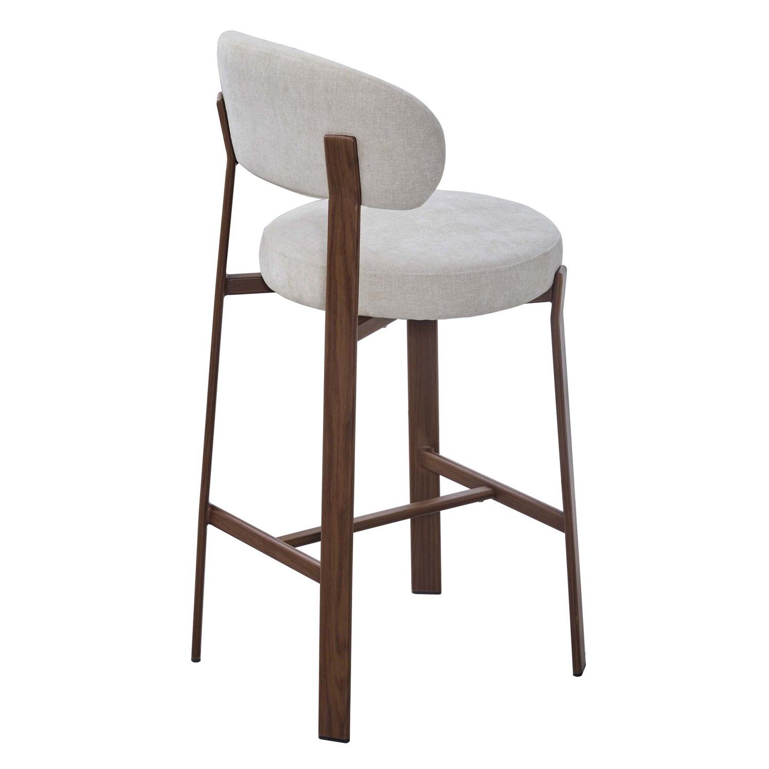 65cm Cecil II Chenille Bar Stools
